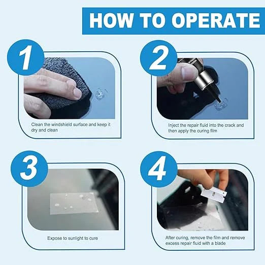 Windshield Crack Repair Kit